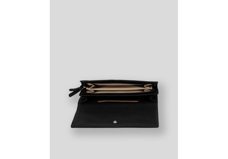 Les Ateliers Foures B61. - CUIR DE VACHETTE - NOIR les ateliers fourès-baroudeuse-porte monnaie i Porte-monnaie