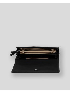 Les Ateliers Foures B61. - CUIR DE VACHETTE - NOIR les ateliers fourès-baroudeuse-porte monnaie i Porte-monnaie