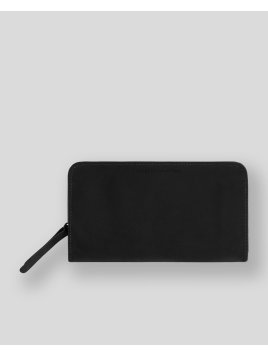 Les Ateliers Foures B64 - CUIR DE VACHETTE - NOIR baroudeuse compagnon dos à dos Portefeuilles