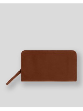 Les Ateliers Foures B64 - CUIR DE VACHETTE - FAUVE baroudeuse compagnon dos à dos Portefeuilles