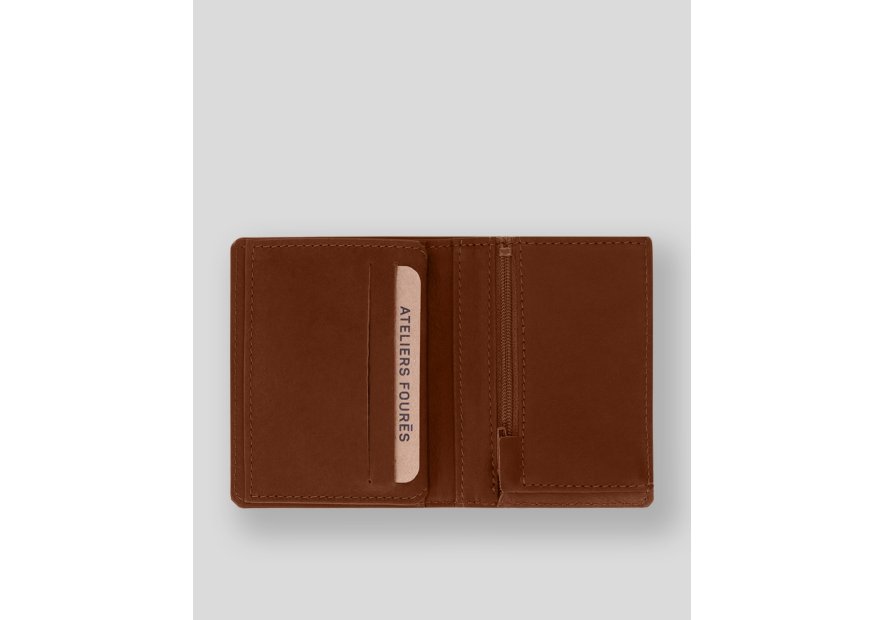 Les Ateliers Foures 922 - CUIR DE VACHETTE - FAUVE Portefeuille/Porte-cartes Portefeuilles