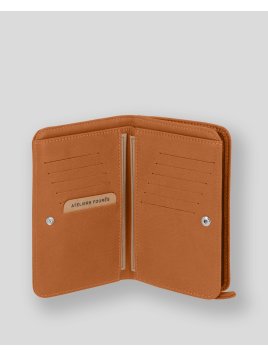 Les Ateliers Foures B63 - CUIR DE VACHETTE - LIONNE portefeuille femme baroudeuse nereides Portefeuilles