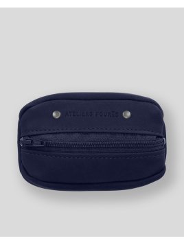 Les Ateliers Foures 909 - CUIR DE VACHETTE - MARINE porte monnaie homme sole s baroudeur fourès Porte-monnaie