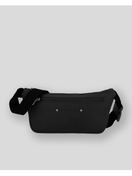 Les Ateliers Foures 9670 - CUIR DE VACHETTE - NOIR banane ceinture Maroquinerie