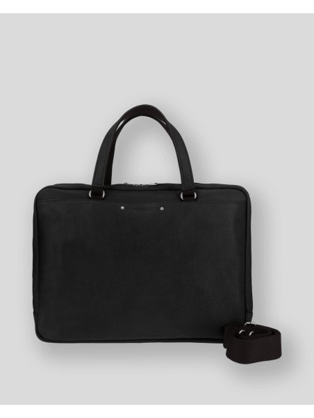 Les Ateliers Foures 9515 - CUIR DE VACHETTE - NOIR porte-documents Porte-documents