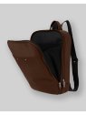 Les Ateliers Foures 9448 - CUIR DE VACHETTE - COGNAC les ateliers fourès-baroudeur-sac à dos 2 zips sac-business
