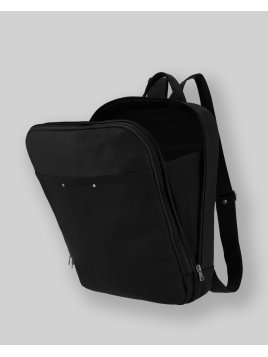 Les Ateliers Foures 9448 - CUIR DE VACHETTE - NOIR les ateliers fourès-baroudeur-sac à dos 2 zips Sac à dos business