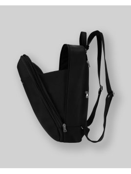 Les Ateliers Foures 9448 - CUIR DE VACHETTE - NOIR les ateliers fourès-baroudeur-sac à dos 2 zips Sac à dos business