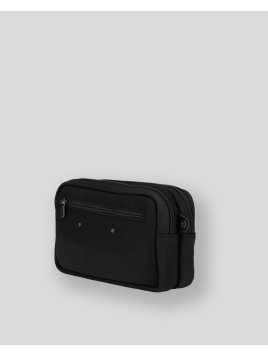 Les Ateliers Foures 9400 - CUIR DE VACHETTE - NOIR fourès-baroudeur-pochette double zip Pochettes