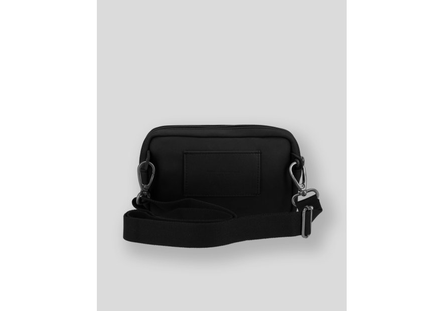 Les Ateliers Foures 9390 - CUIR DE VACHETTE - NOIR pochette ceinture Sacs banane / Sacs bandoulière