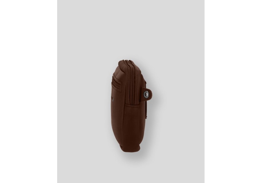 Les Ateliers Foures 9390 - CUIR DE VACHETTE - COGNAC pochette ceinture Sacs banane / Sacs bandoulière