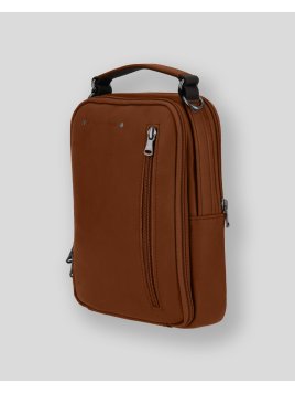 Les Ateliers Foures 9329 - CUIR DE VACHETTE - FAUVE sacoche Sacs bandoulière/Sacoches