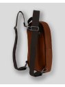 Les Ateliers Foures 9218 - CUIR DE VACHETTE - FAUVE sac à dos oval baroudeur sac-business