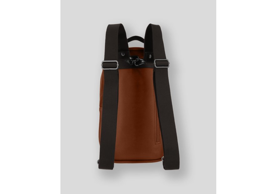 Les Ateliers Foures 9218 - CUIR DE VACHETTE - FAUVE fourès baroudeur oval sac à dos Sac à dos business