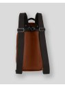 Les Ateliers Foures 9218 - CUIR DE VACHETTE - FAUVE sac à dos oval baroudeur sac-business