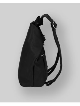 Les Ateliers Foures B418 - CUIR DE VACHETTE - NOIR fourès-baroudueuse-sac à dos triangle m Sac business