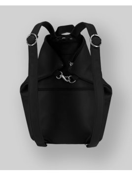 Les Ateliers Foures B418 - CUIR DE VACHETTE - NOIR fourès-baroudueuse-sac à dos triangle m Sac business