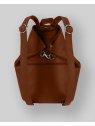 Les Ateliers Foures B418 - CUIR DE VACHETTE - FAUVE fourès-baroudueuse-sac à dos triangle m sacs-a-mains