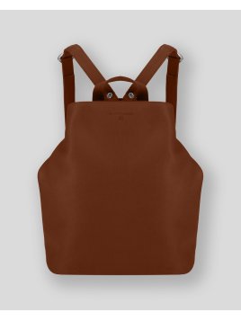 Les Ateliers Foures B417 - CUIR DE VACHETTE - FAUVE sac à dos sécurisé s avec attache fixation Sacs à mains