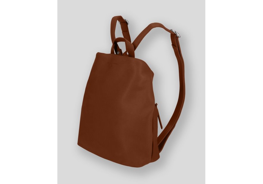 Les Ateliers Foures B417 - CUIR DE VACHETTE - FAUVE sac à dos sécurisé s avec attache fixation Sac business