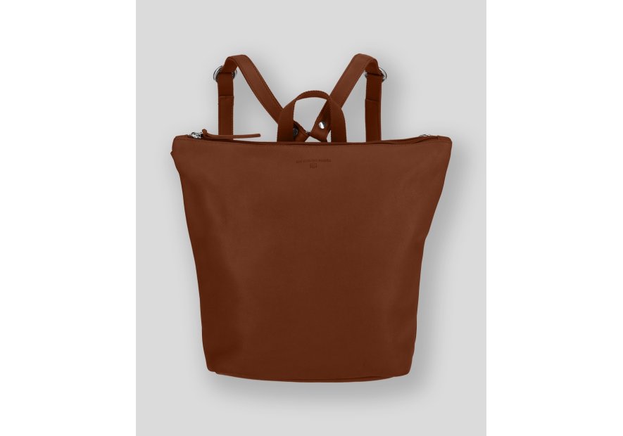 Les Ateliers Foures B417 - CUIR DE VACHETTE - FAUVE sac à dos sécurisé s avec attache fixation Sac business