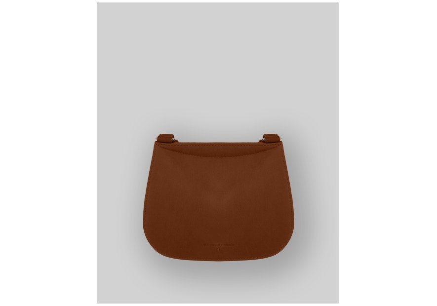 Les Ateliers Foures B309 - CUIR DE VACHETTE - FAUVE fourès-baroudeuse-mini gibecière coquillage Sac business