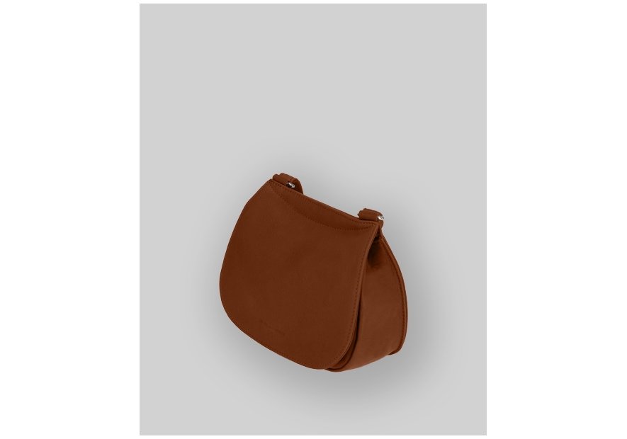 Les Ateliers Foures B309 - CUIR DE VACHETTE - FAUVE fourès-baroudeuse-mini gibecière coquillage Sac business