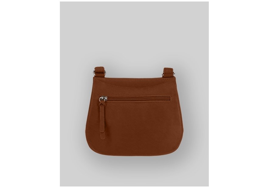 Les Ateliers Foures B309 - CUIR DE VACHETTE - FAUVE fourès-baroudeuse-mini gibecière coquillage Sac business