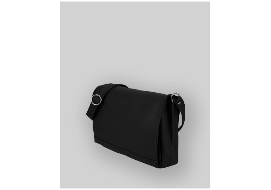 Les Ateliers Foures E661 - CUIR DE VACHETTE - NOIR les ateliers fourès-écrin-sac rabat l Sac business