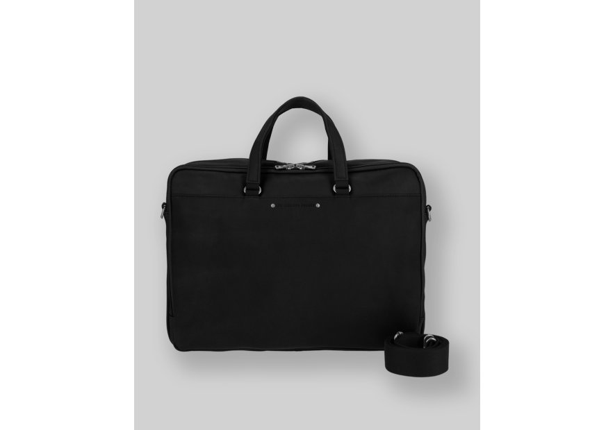 Les Ateliers Foures 9951 - CUIR DE VACHETTE - NOIR les ateliers foures-baroudeur-porte documents m Porte-documents