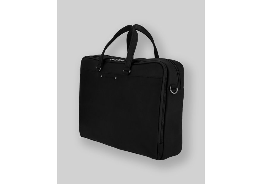 Les Ateliers Foures 9951 - CUIR DE VACHETTE - NOIR les ateliers foures-baroudeur-porte documents m Porte-documents