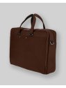 Les Ateliers Foures 9951 - CUIR DE VACHETTE - COGNAC les ateliers foures-baroudeur-porte documents m sac-business