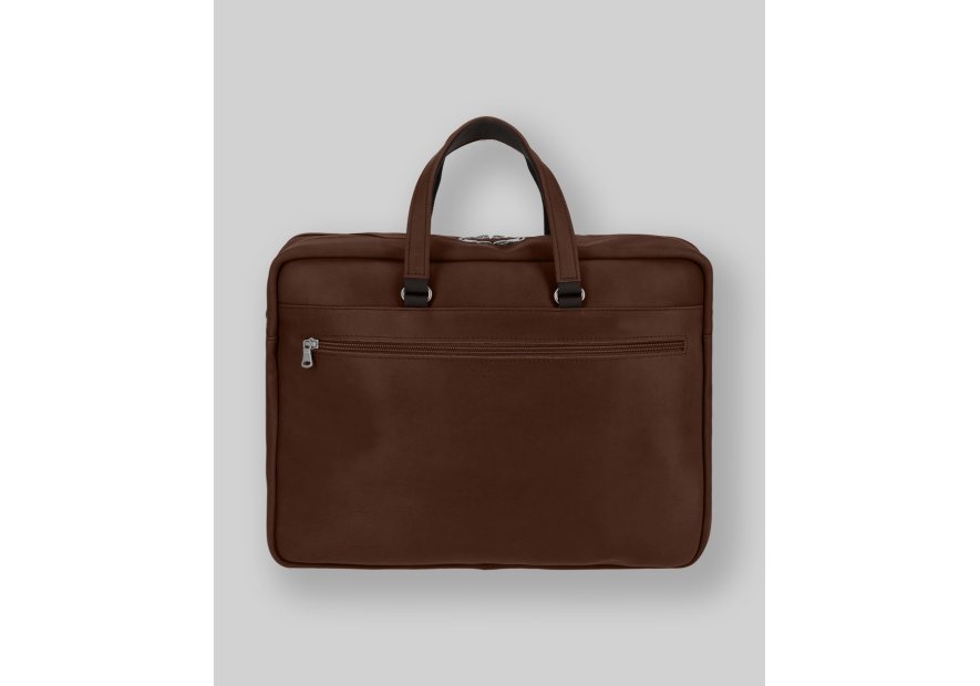 Les Ateliers Foures 9951 - CUIR DE VACHETTE - COGNAC les ateliers foures-baroudeur-porte documents m Porte-documents
