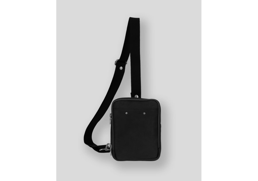 Les Ateliers Foures 9168 - CUIR DE VACHETTE - NOIR les ateliers foures-baroudeur-holster compact Sacs bandoulière/Sacoches