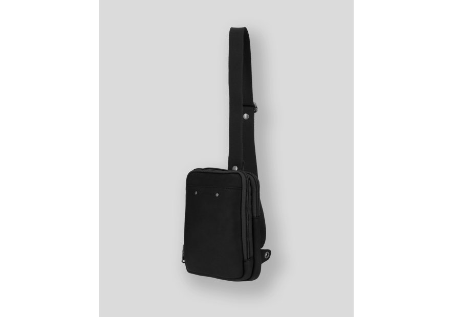 Les Ateliers Foures 9168 - CUIR DE VACHETTE - NOIR les ateliers foures-baroudeur-holster compact Sacs bandoulière/Sacoches