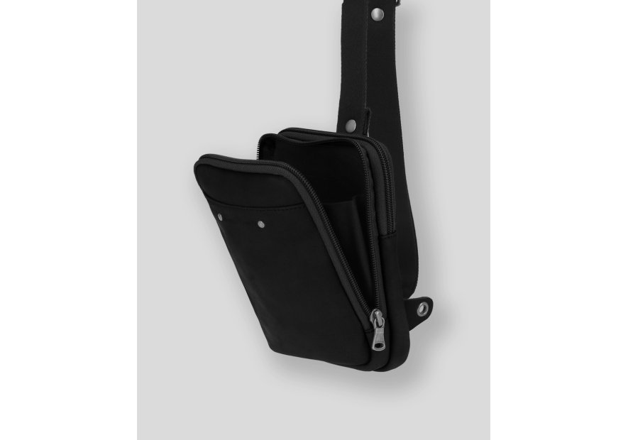 Les Ateliers Foures 9168 - CUIR DE VACHETTE - NOIR les ateliers foures-baroudeur-holster compact Sacs bandoulière/Sacoches