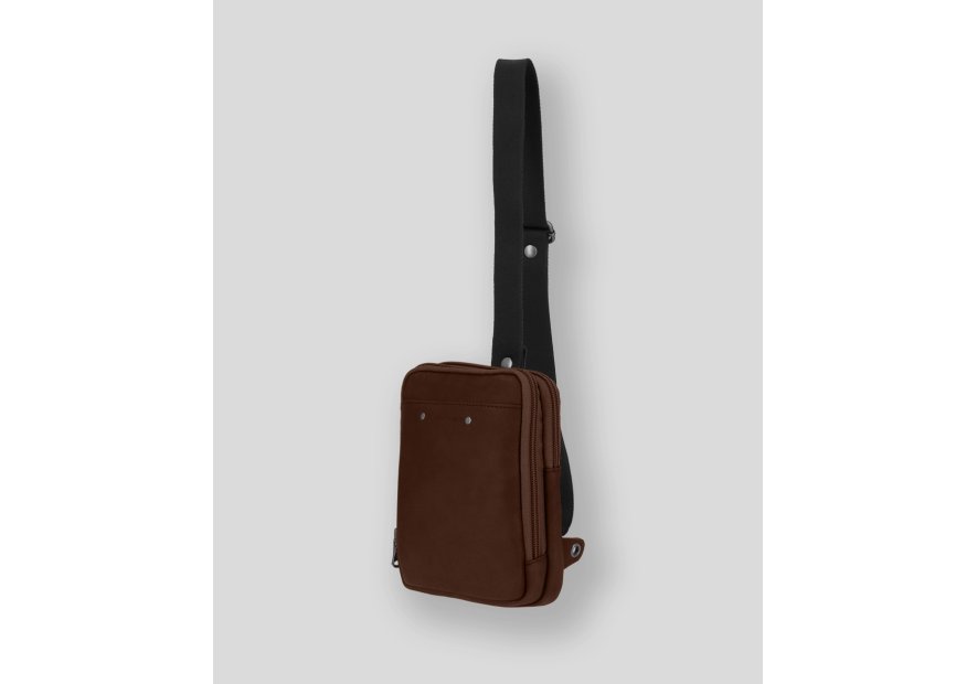 Les Ateliers Foures 9168 - CUIR DE VACHETTE - COGNAC les ateliers foures-baroudeur-holster compact Sacs bandoulière/Sacoches