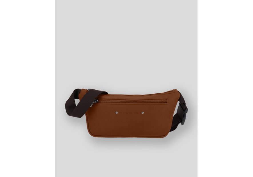 Les Ateliers Foures 9670 - CUIR DE VACHETTE - FAUVE banane ceinture Maroquinerie