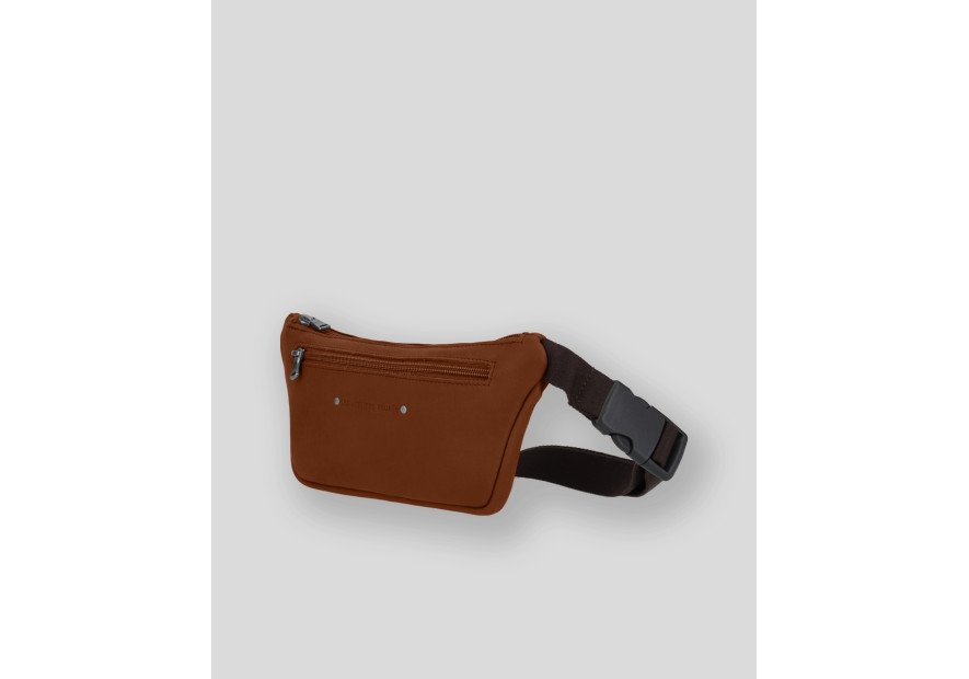 Les Ateliers Foures 9670 - CUIR DE VACHETTE - FAUVE banane ceinture Maroquinerie