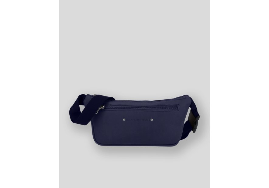 Les Ateliers Foures 9670 - CUIR DE VACHETTE - MARINE banane ceinture Maroquinerie