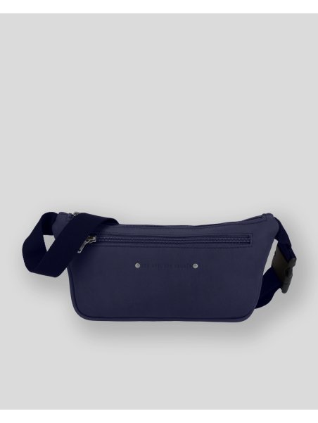 Les Ateliers Foures 9670 - CUIR DE VACHETTE - MARINE banane ceinture Maroquinerie