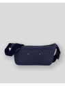 Les Ateliers Foures 9670 - CUIR DE VACHETTE - MARINE banane ceinture plate baroudeur loisirs