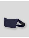 Les Ateliers Foures 9670 - CUIR DE VACHETTE - MARINE banane ceinture plate baroudeur loisirs