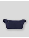 Les Ateliers Foures 9670 - CUIR DE VACHETTE - MARINE banane ceinture plate baroudeur loisirs