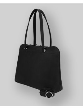 Les Ateliers Foures B559 - CUIR DE VACHETTE - NOIR fourès-baroudeuse-shopping affaire Sac business