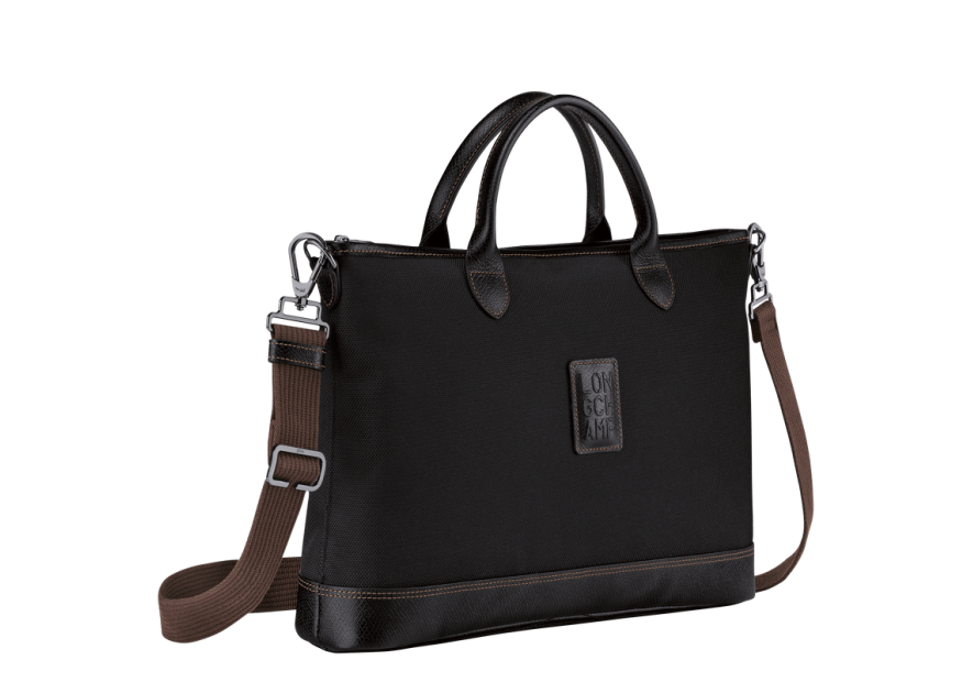 Longchamp 20032/080 - POLYESTER/CUIR - NOI longchamp-boxford-porte documents Porte-documents