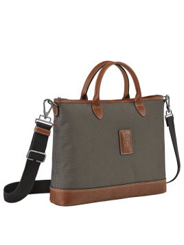 Longchamp 20032/080 - POLYESTER/CUIR - BRU longchamp-boxford-porte documents Porte-documents