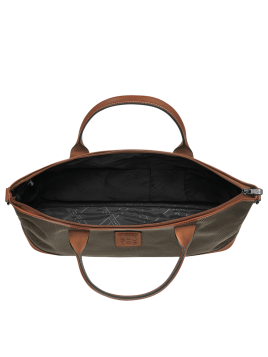 Longchamp 20032/080 - POLYESTER/CUIR - BRU longchamp-boxford-porte documents Porte-documents