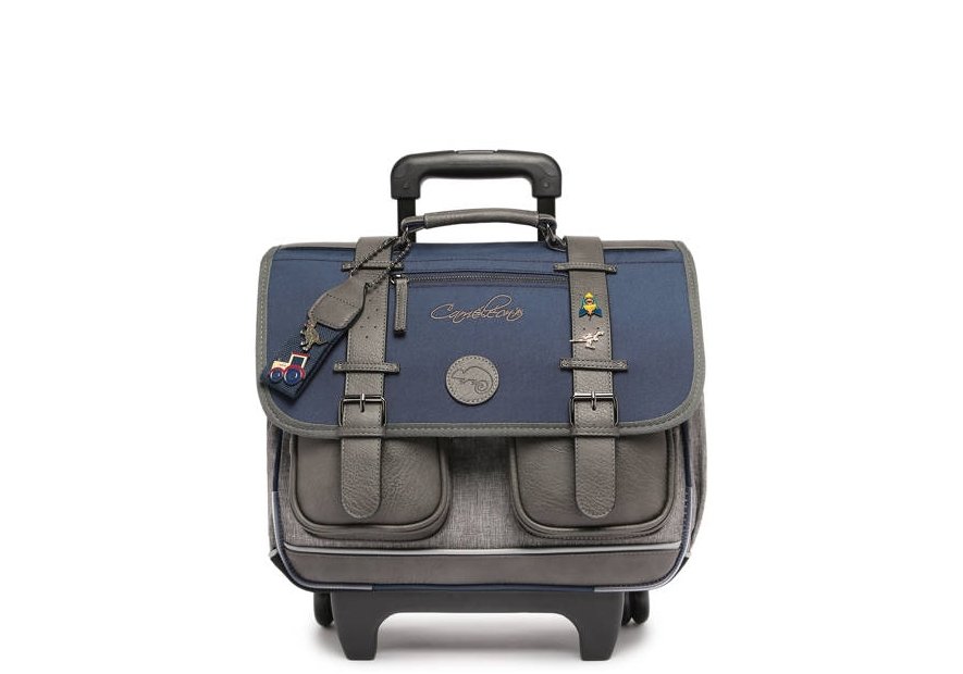 Caméléon VIP-CR38 cartable à roulettes caméléon vintage pin's m Cartables enfant