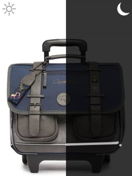 Caméléon VIP-CR38 cartable à roulettes caméléon vintage pin's m Cartables enfant